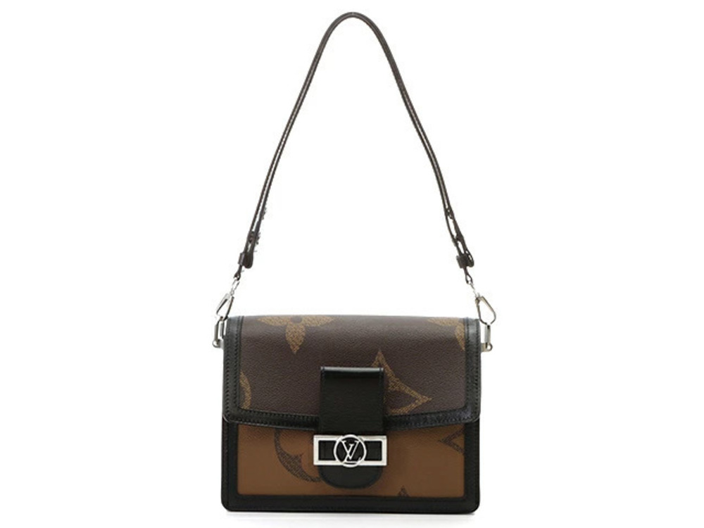 LOUIS VUITTON Shoulder Bag Dauphine Monogram Giant Reverse